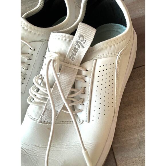 Clove Leather White Nurse Healthcare Sneakers Shoes 8.5 Slip On Adjustable - Picture 4 of 11